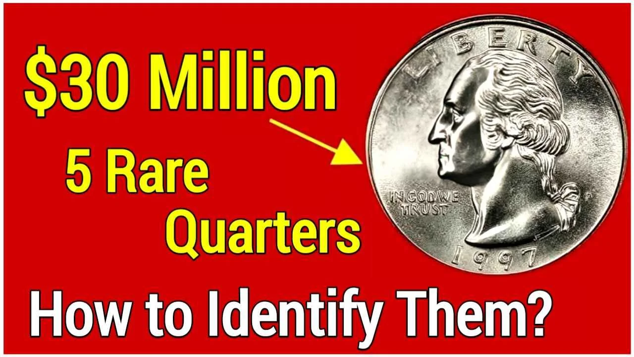 Top 5 Rare Quarters Worth $30 Million - Coin Collectors Are Hunting!